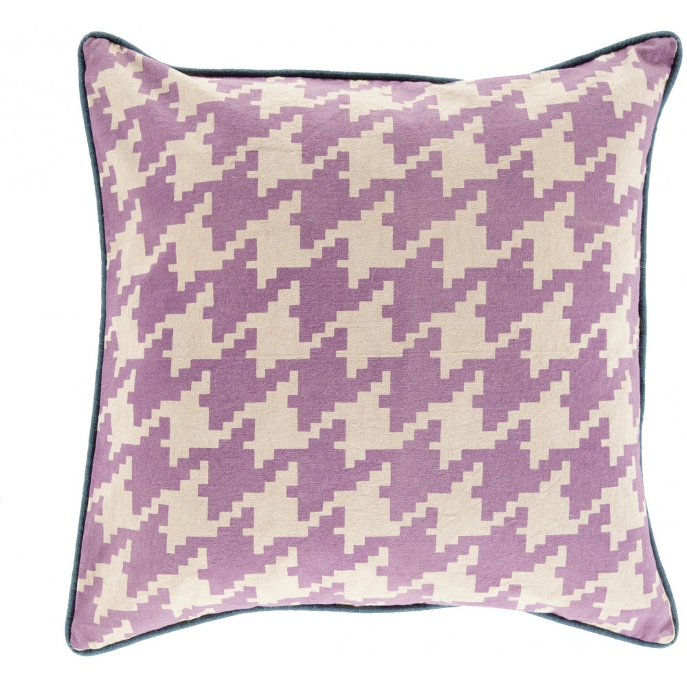 Surya Houndstooth SY-039 18" x 18" Pillow Cover Surya Houndstooth SY-039 18" x 18" Pillow Cover