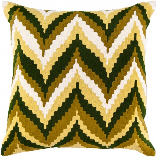 Surya Ikat Chevron AR-052 22" x 22" Pillow Cover