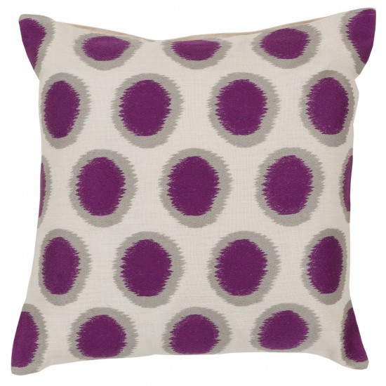 Surya Ikat Dots AR-089 20" x 20" Pillow Cover