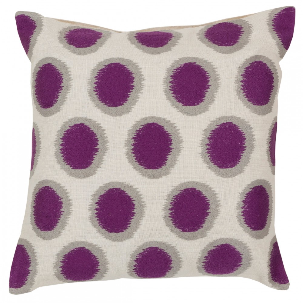 Surya Ikat Dots AR-089 20" x 20" Pillow Cover