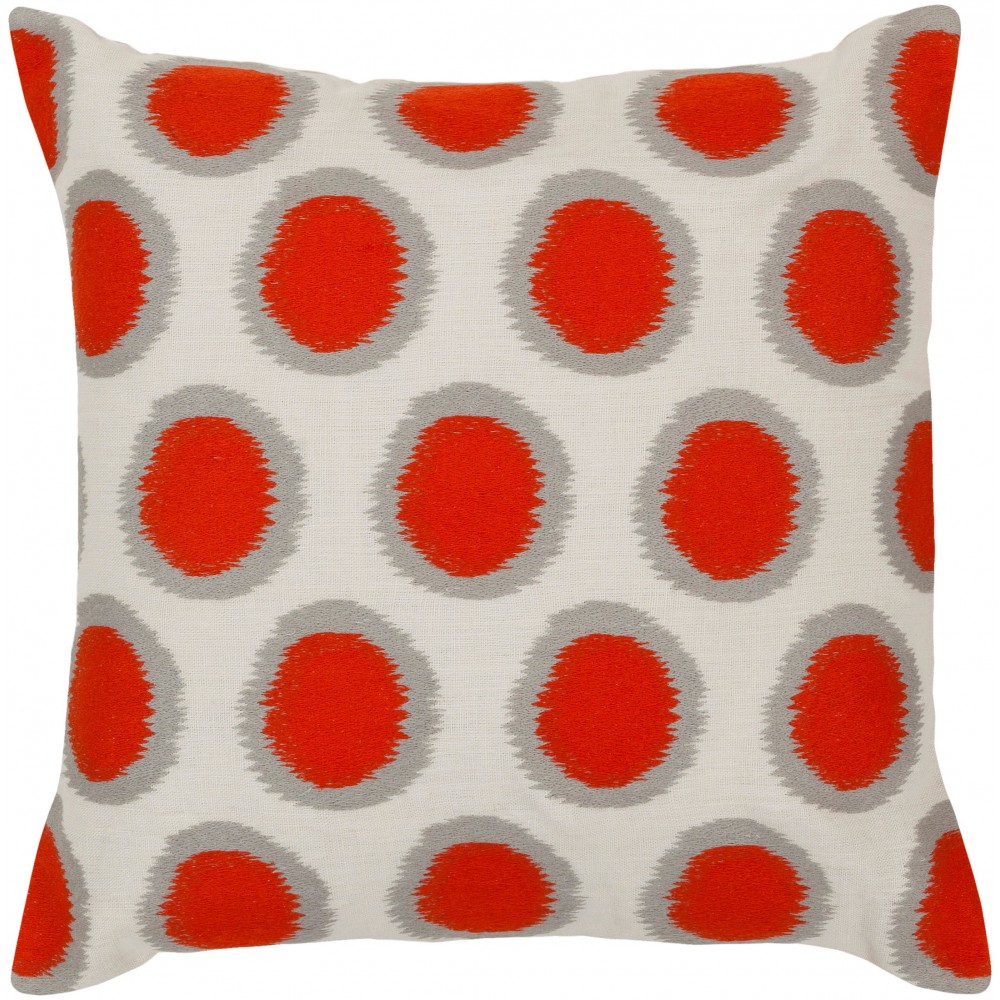 Surya Ikat Dots AR-092 22" x 22" Pillow Cover Surya Ikat Dots AR-092 22" x 22" Pillow Cover
