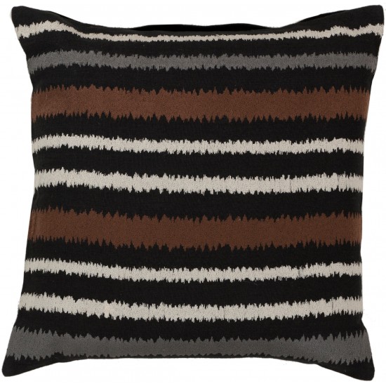 Surya Ikat Stripe AR-101 18" x 18" Pillow Cover