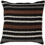 Surya Ikat Stripe AR-101 22" x 22" Pillow Cover