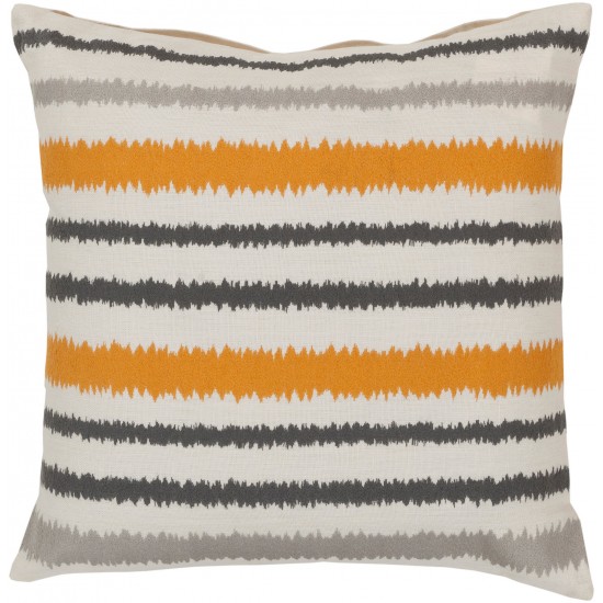 Surya Ikat Stripe AR-103 22" x 22" Pillow Cover