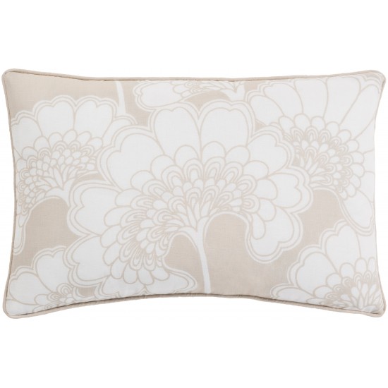 Surya Japanese Floral JA-001 13" x 20" Pillow Cover