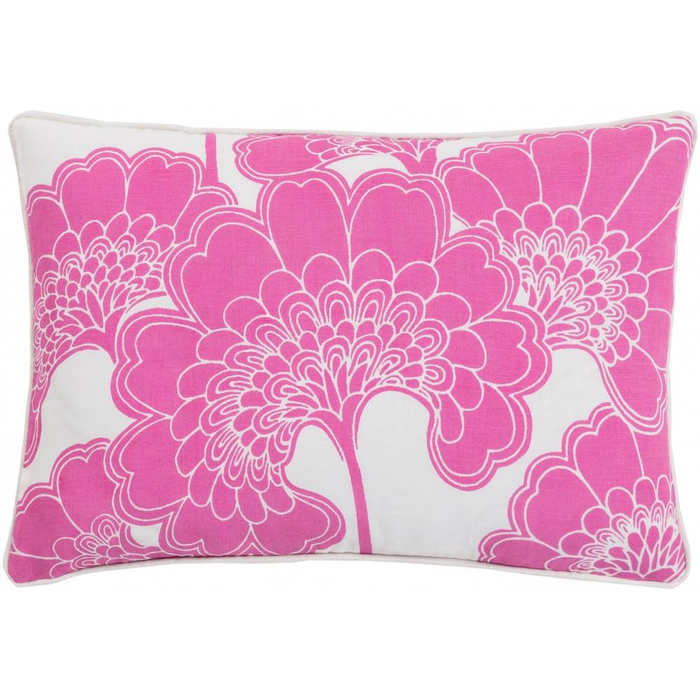 Surya Japanese Floral JA-004 22" x 22" Pillow Cover