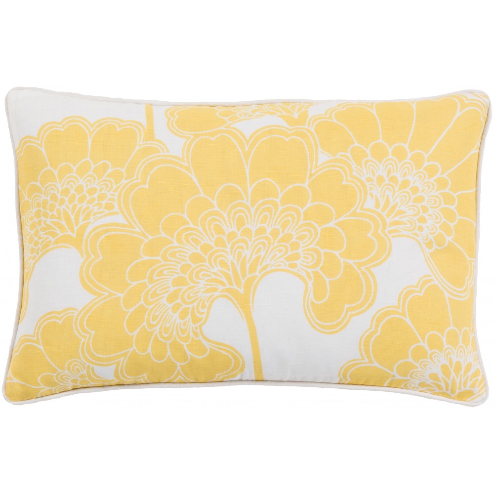 Surya Japanese Floral JA-005 20" x 20" Pillow Cover