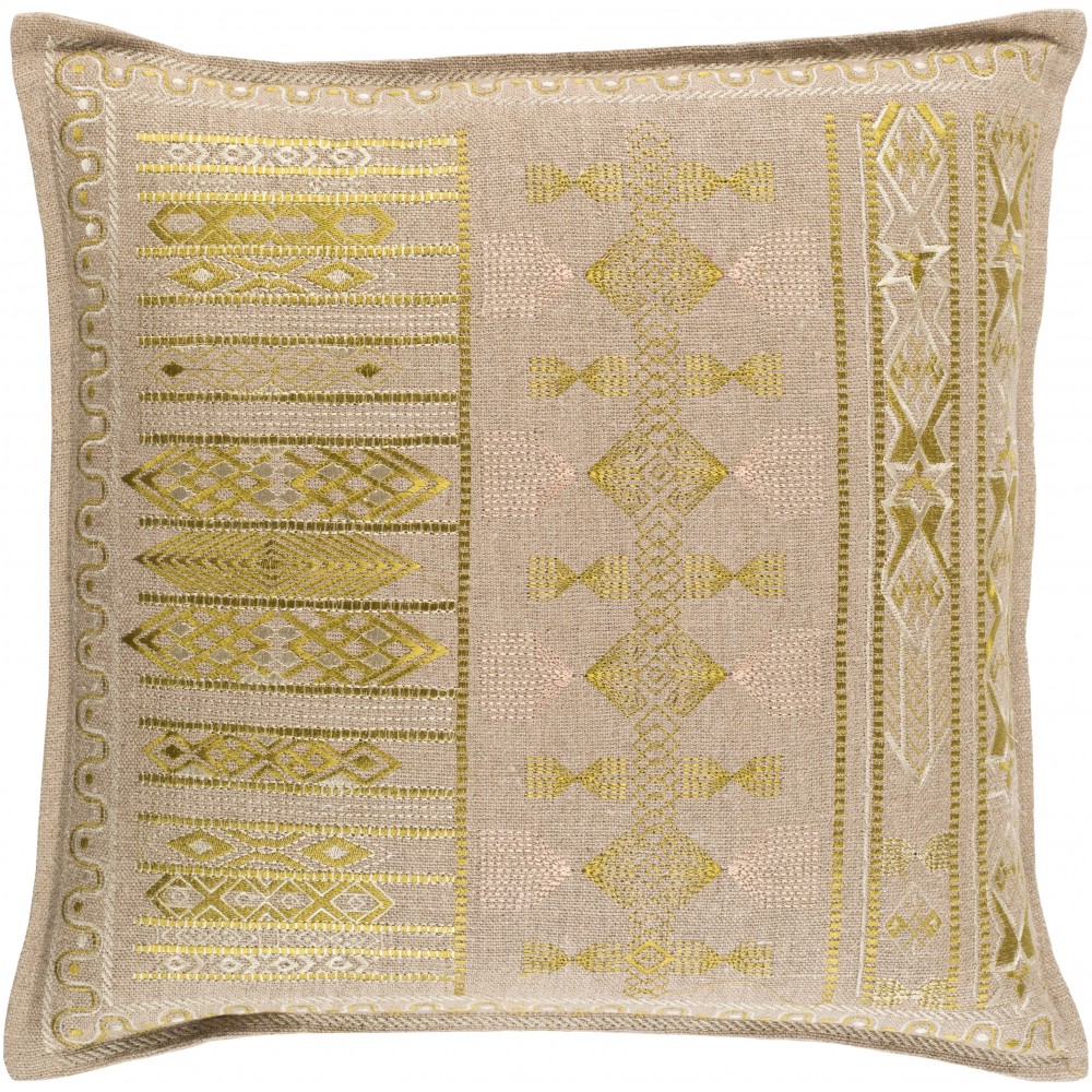 Surya Jizera JIZ-002 22" x 22" Pillow Cover Surya Jizera JIZ-002 22" x 22" Pillow Cover