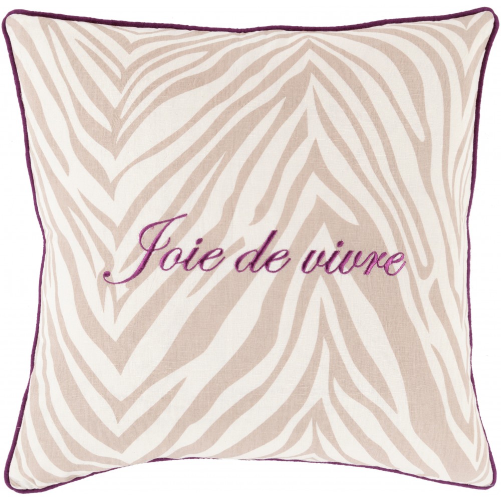 Surya Joie de Vivre JDV-002 18" x 18" Pillow Cover Surya Joie de Vivre JDV-002 18" x 18" Pillow Cover