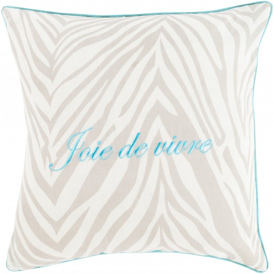 Surya Joie de Vivre JDV-003 20" x 20" Pillow Cover