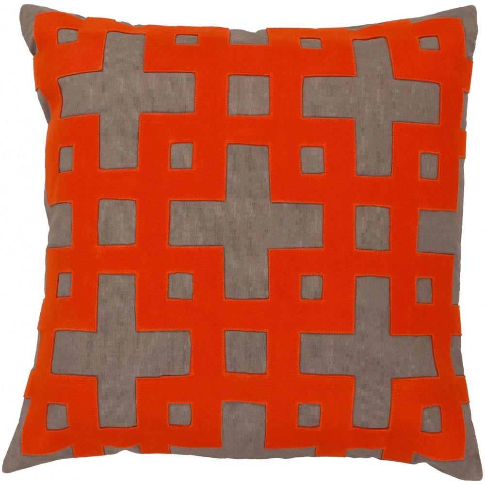 Surya Layered Blocks AR-081 20" x 20" Pillow Cover Surya Layered Blocks AR-081 20" x 20" Pillow Cover