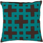 Surya Layered Blocks AR-083 20" x 20" Pillow Cover