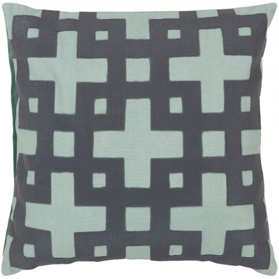 Surya Layered Blocks AR-085 22" x 22" Pillow Cover