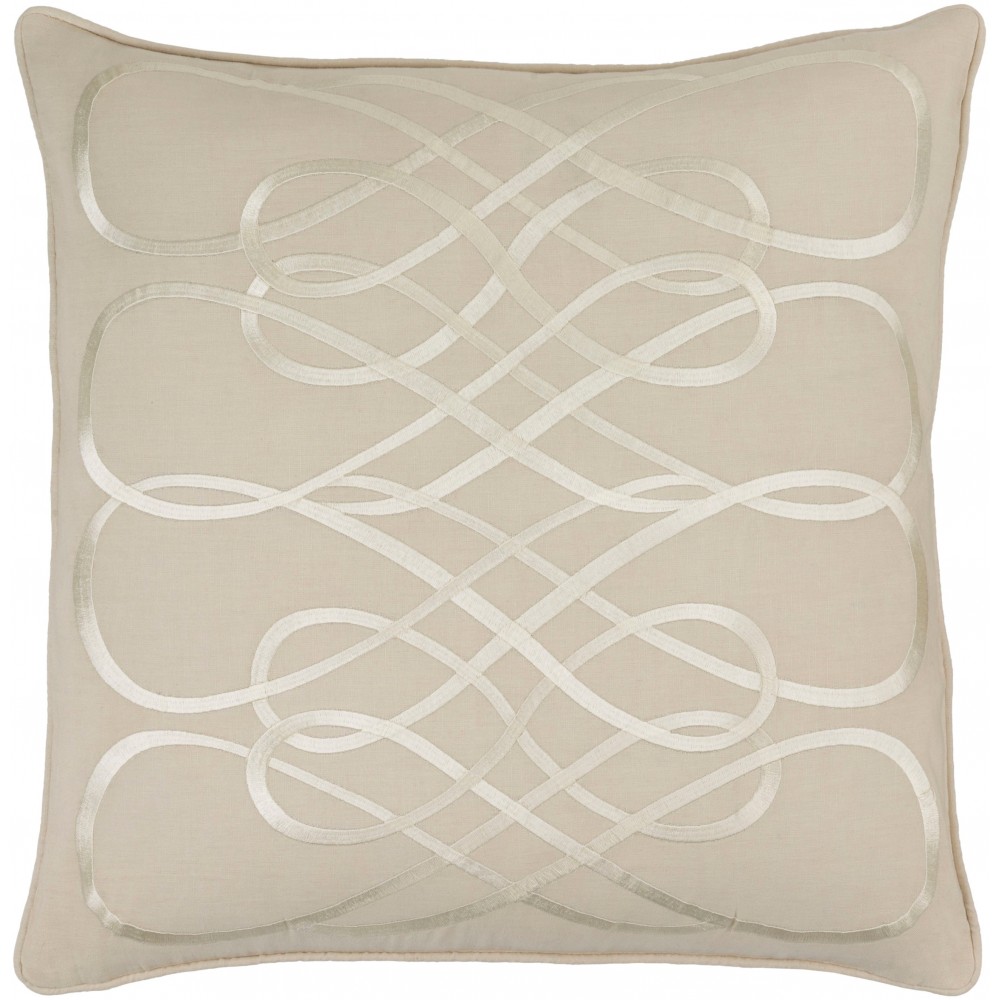 Surya Leah LAH-004 22" x 22" Pillow Cover Surya Leah LAH-004 22" x 22" Pillow Cover