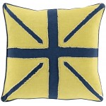 Surya Linen Flag LF-001 18" x 18" Pillow Cover