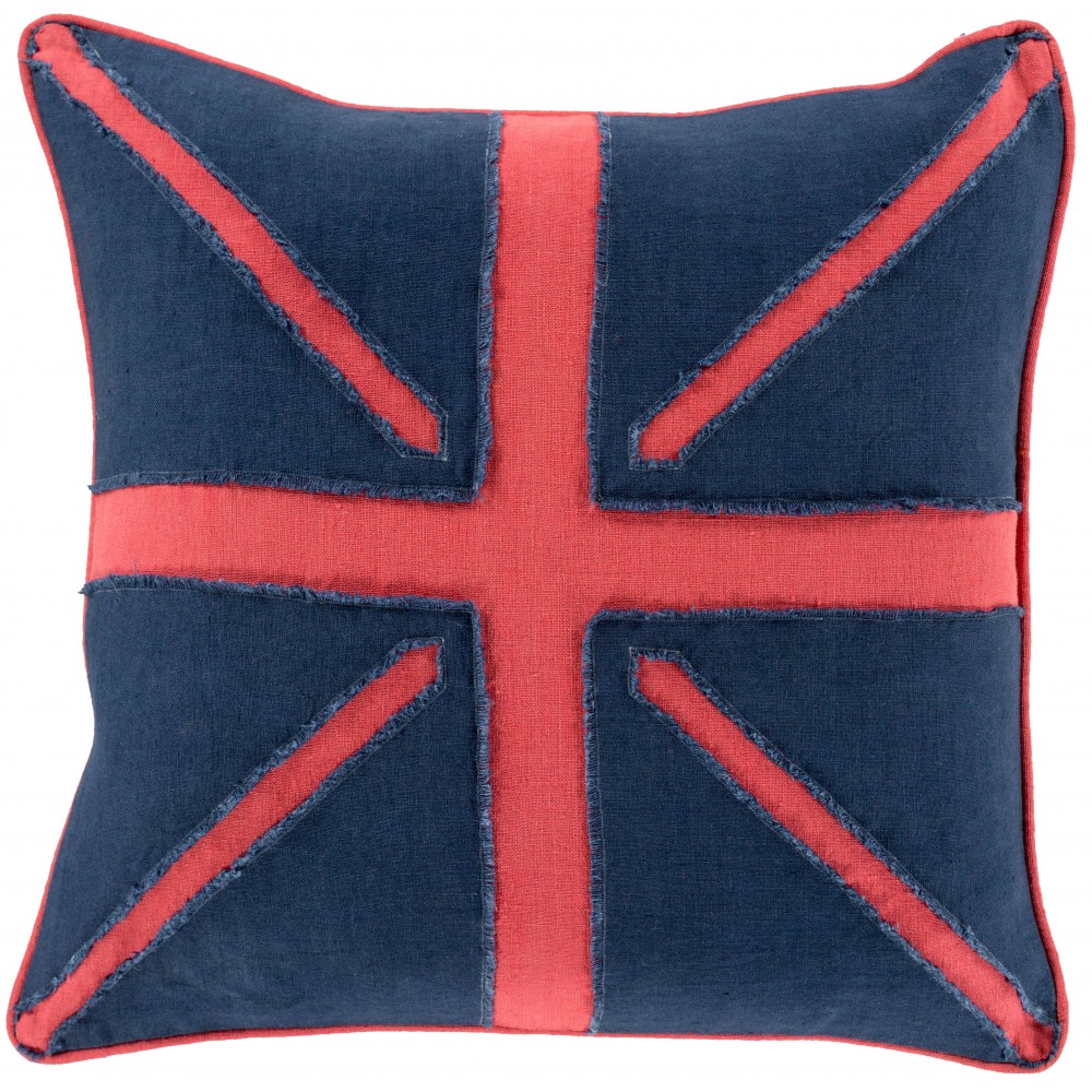 Surya Linen Flag LF-002 22" x 22" Pillow Cover Surya Linen Flag LF-002 22" x 22" Pillow Cover