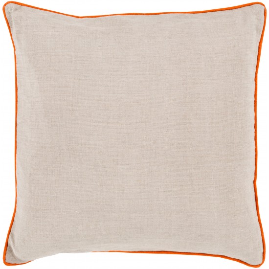 Surya Linen Piped LP-001 20" x 20" Pillow Cover