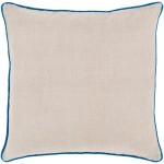 Surya Linen Piped LP-005 20" x 20" Pillow Cover