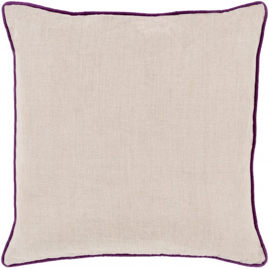 Surya Linen Piped LP-007 20" x 20" Pillow Cover