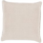 Surya Linen Piped LP-008 20" x 20" Pillow Cover