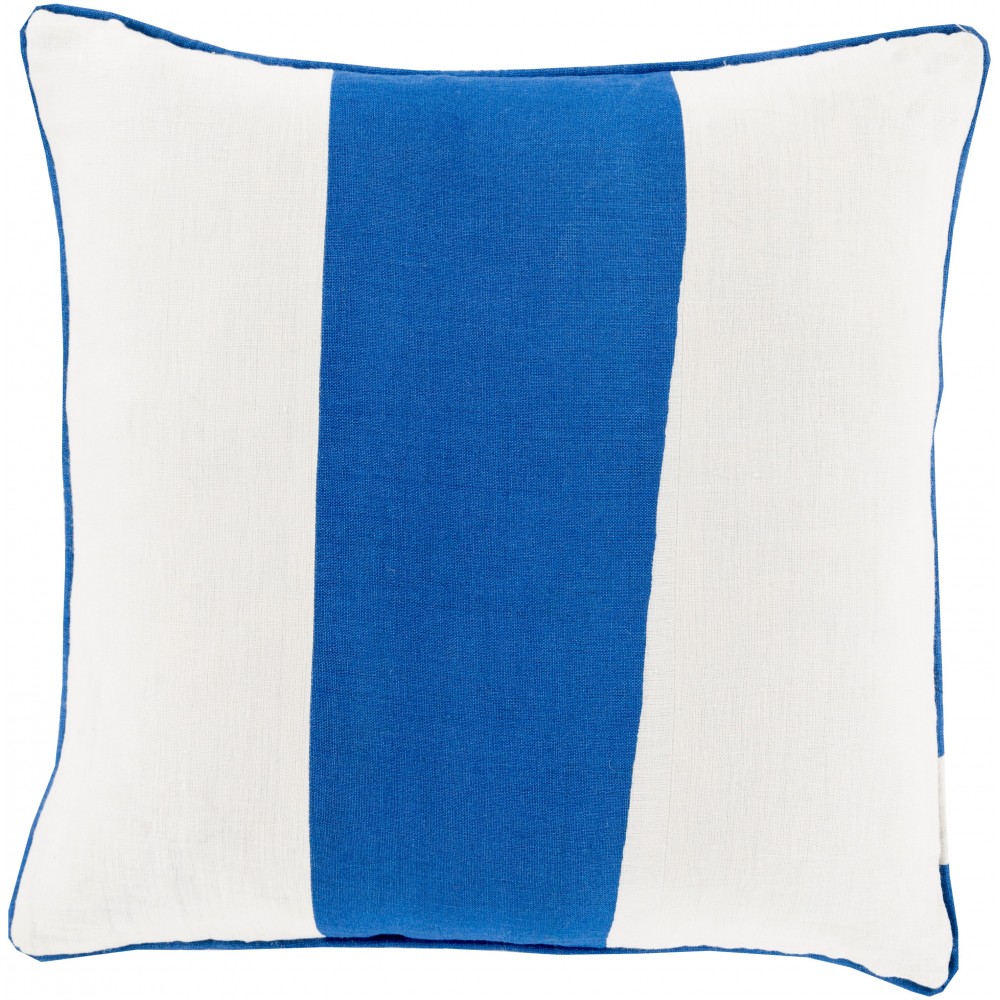 Surya Linen Stripe LS-001 18" x 18" Pillow Cover