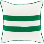 Surya Linen Stripe LS-006 18" x 18" Pillow Cover