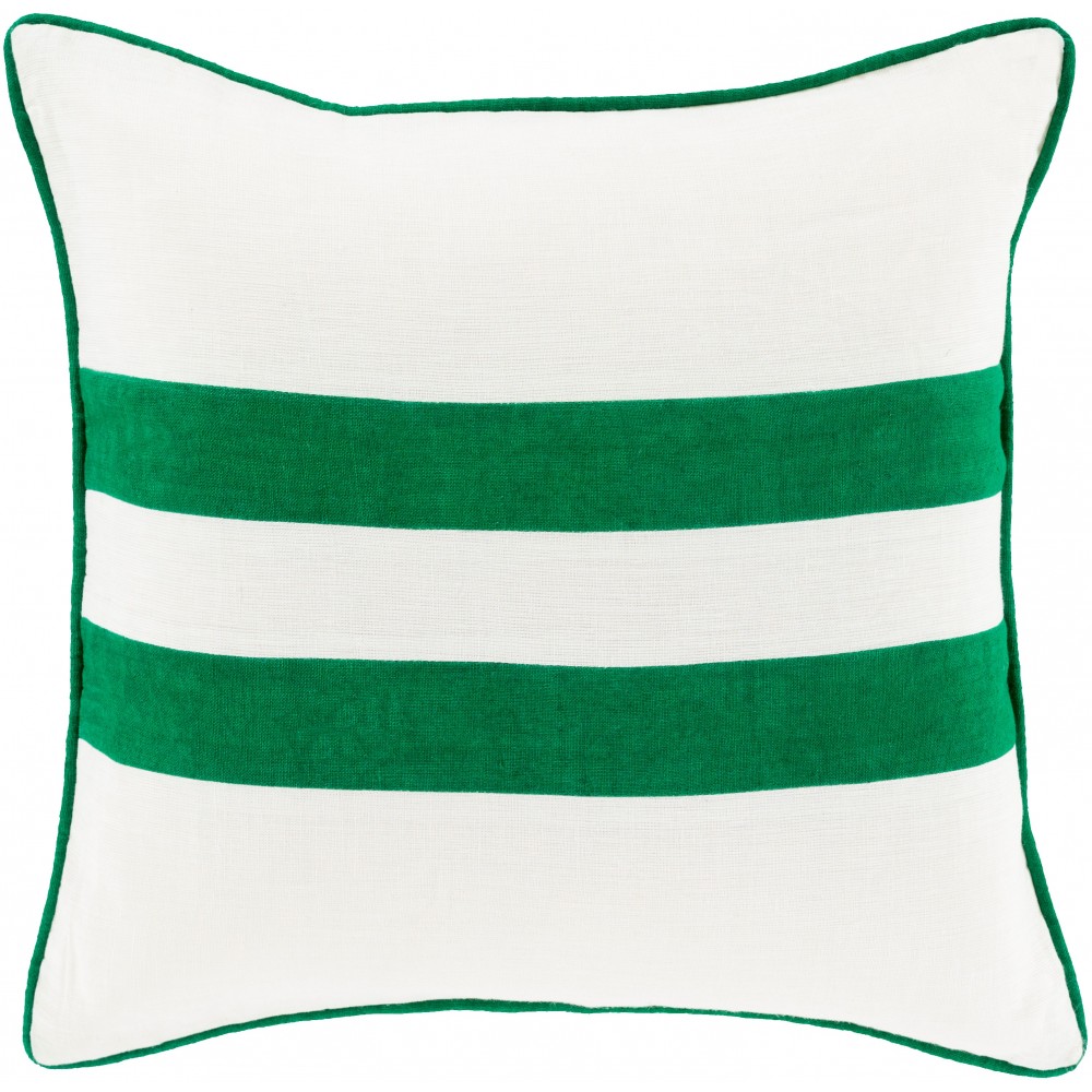 Surya Linen Stripe LS-006 18" x 18" Pillow Cover Surya Linen Stripe LS-006 18" x 18" Pillow Cover
