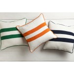 Surya Linen Stripe LS-006 18" x 18" Pillow Cover