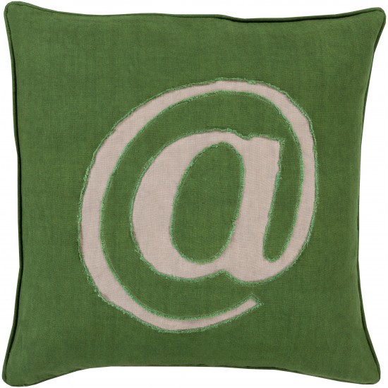 Surya Linen Text LX-005 20" x 20" Pillow Cover