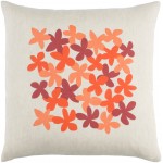 Surya Little Flower LE-001 20" x 20" Pillow Cover