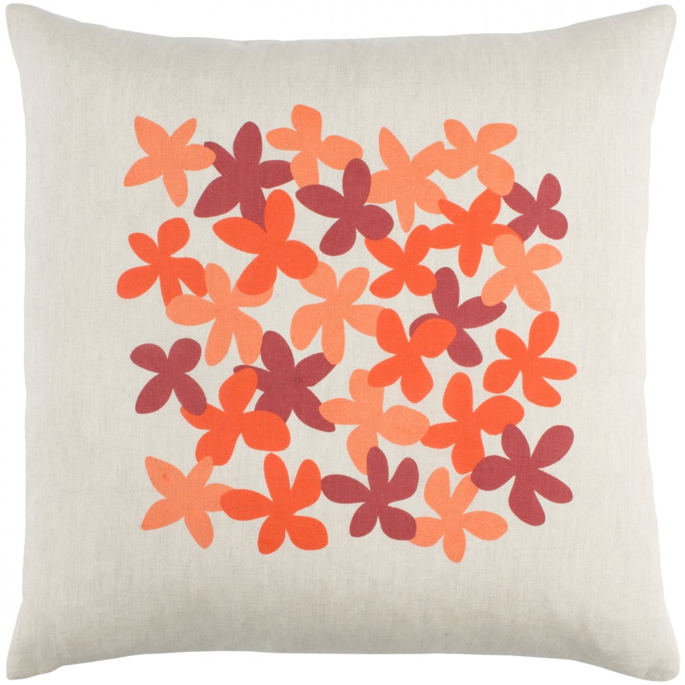 Surya Little Flower LE-001 20" x 20" Pillow Cover Surya Little Flower LE-001 20" x 20" Pillow Cover