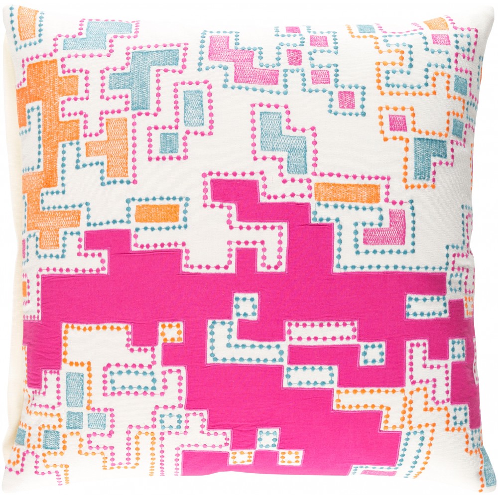 Surya Macro ACR-002 22" x 22" Pillow Cover