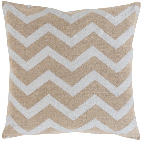 Surya Metallic Stamped MS-002 22" x 22" Pillow Cover