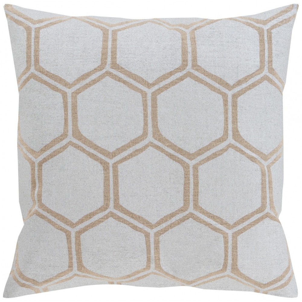 Surya Metallic Stamped MS-003 20" x 20" Pillow Cover Surya Metallic Stamped MS-003 20" x 20" Pillow Cover