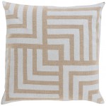 Surya Metallic Stamped MS-004 22" x 22" Pillow Cover