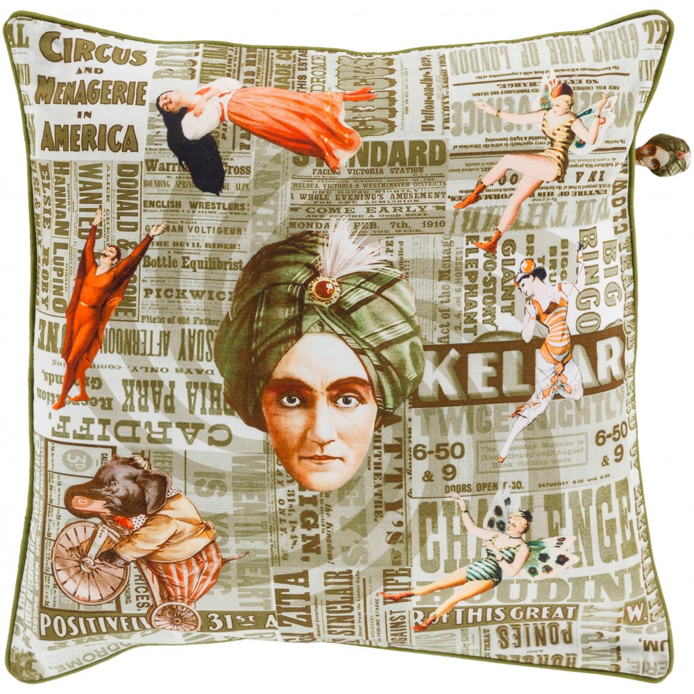 Surya Mind Games MNG-002 18" x 18" Pillow Cover