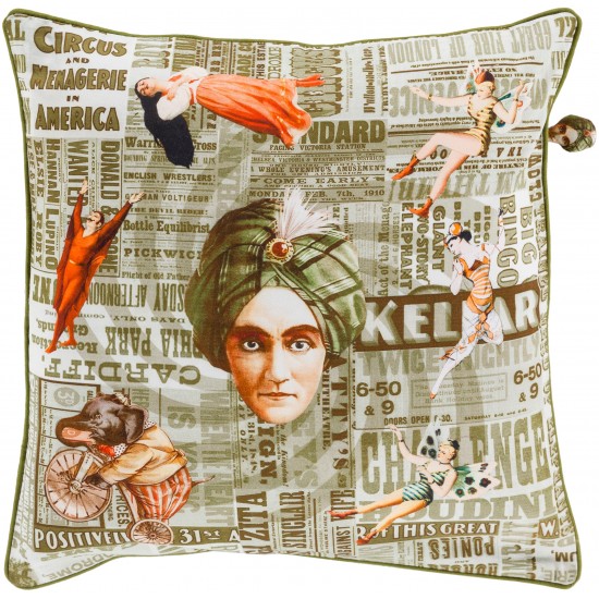 Surya Mind Games MNG-002 22" x 22" Pillow Cover