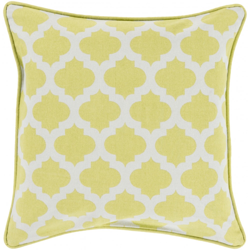 Surya Morrocan Printed Lattice MPL-002 22" x 22" Pillow Cover Surya Morrocan Printed Lattice MPL-002 22" x 22" Pillow Cover
