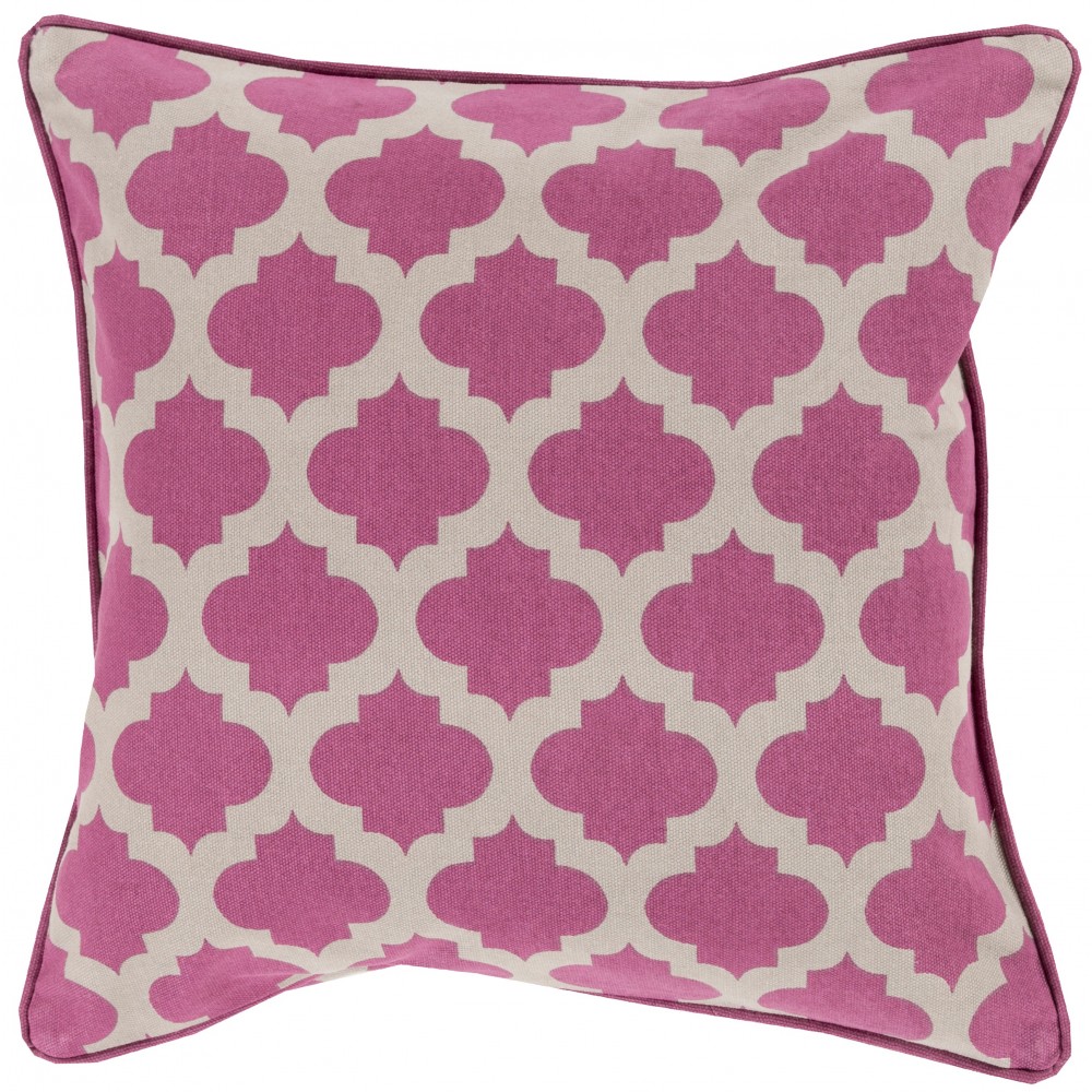 Surya Morrocan Printed Lattice MPL-005 22" x 22" Pillow Cover Surya Morrocan Printed Lattice MPL-005 22" x 22" Pillow Cover