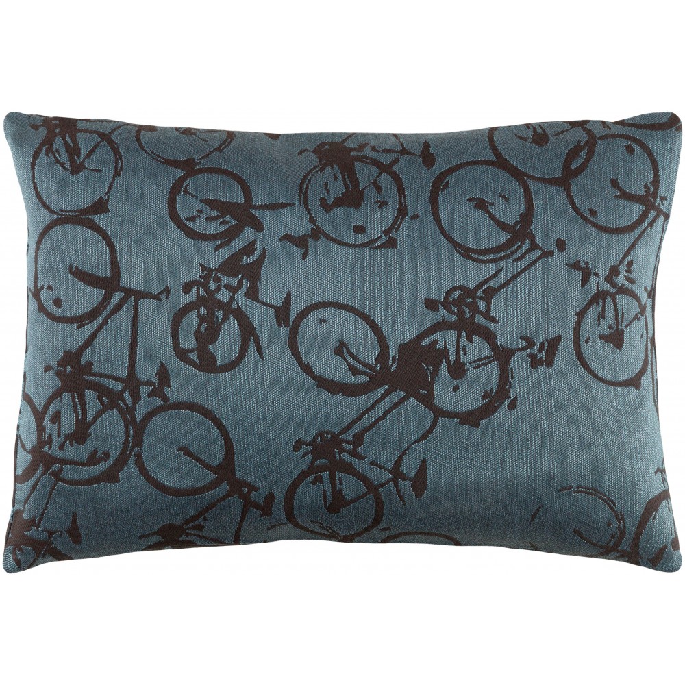 Surya Pedal Power PDP-001 20" x 20" Pillow Cover Surya Pedal Power PDP-001 20" x 20" Pillow Cover