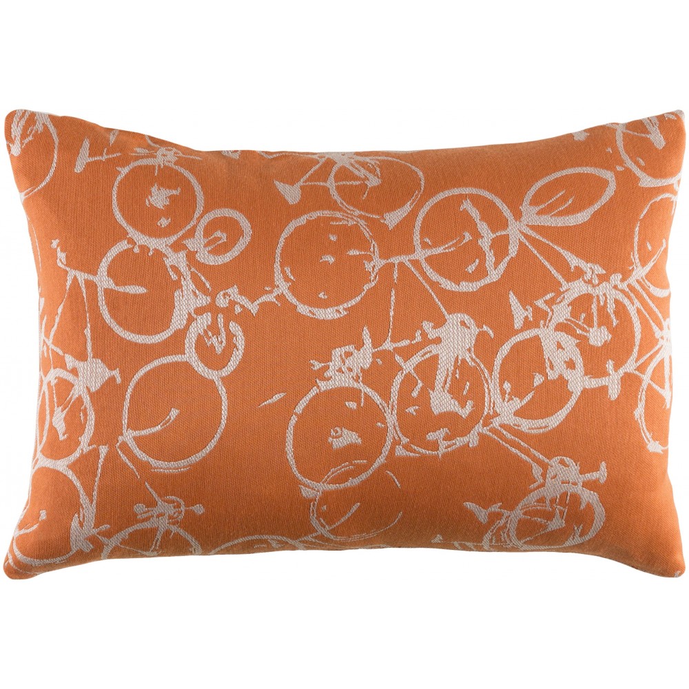 Surya Pedal Power PDP-003 13" x 19" Pillow Cover Surya Pedal Power PDP-003 13" x 19" Pillow Cover