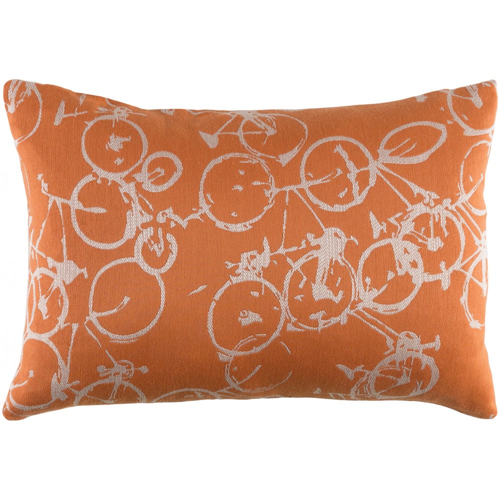 Surya Pedal Power PDP-003 22" x 22" Pillow Cover