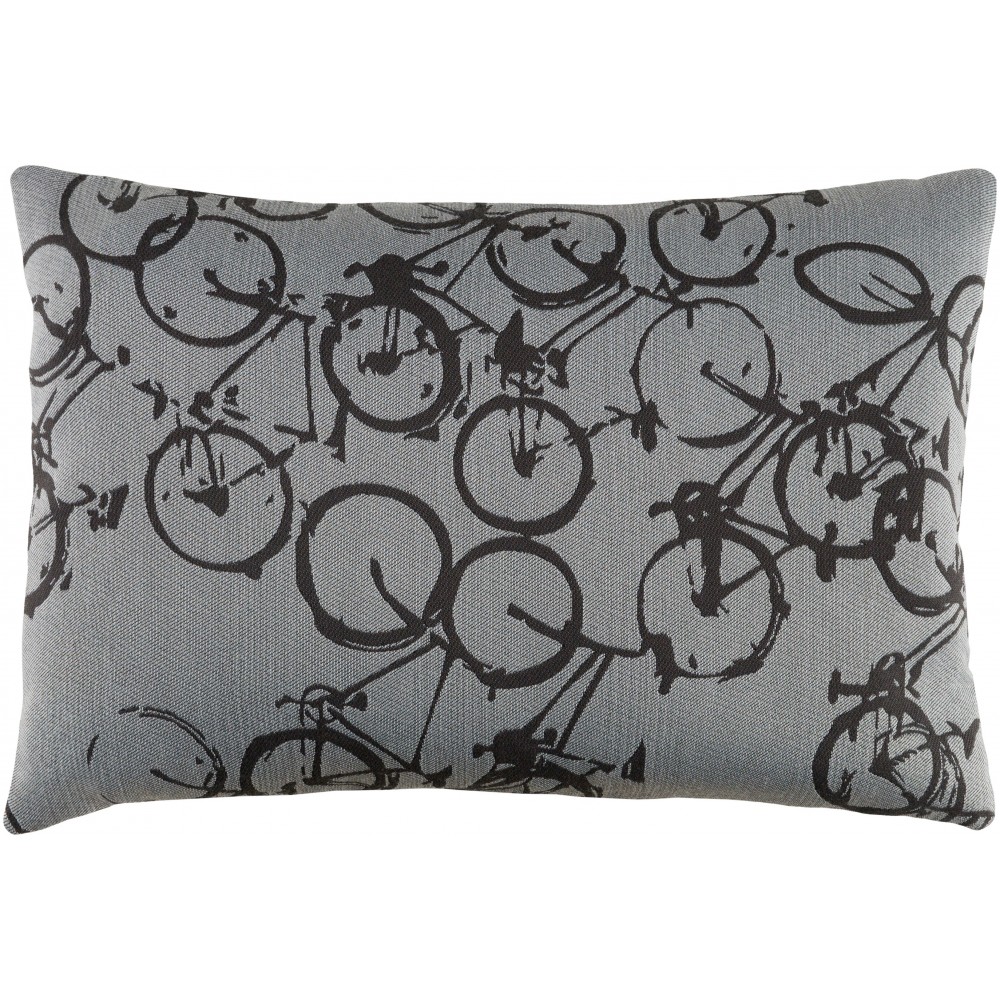 Surya Pedal Power PDP-005 18" x 18" Pillow Cover Surya Pedal Power PDP-005 18" x 18" Pillow Cover