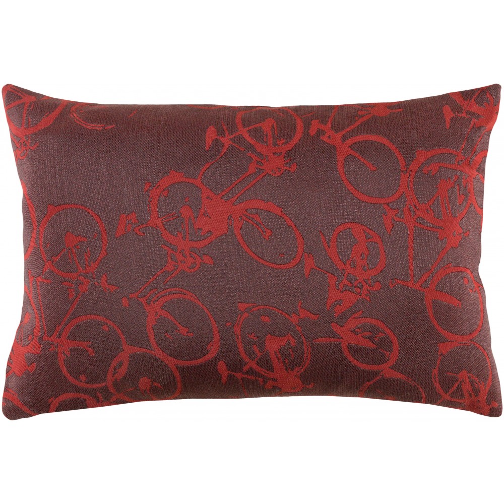 Surya Pedal Power PDP-006 22" x 22" Pillow Cover