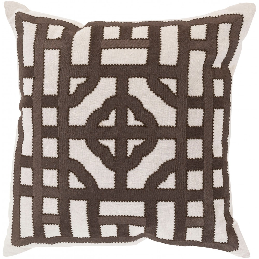 Surya Chinese Gate LD-053 18" x 18" Pillow Kit Surya Chinese Gate LD-053 18" x 18" Pillow Kit