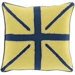 Surya Linen Flag LF-001 18" x 18" Pillow Kit