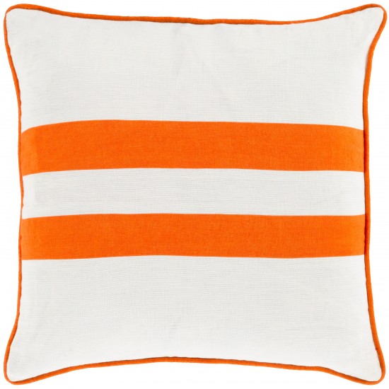 Surya Linen Stripe LS-004 22" x 22" Pillow Kit