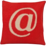 Surya Linen Text LX-002 20" x 20" Pillow Kit