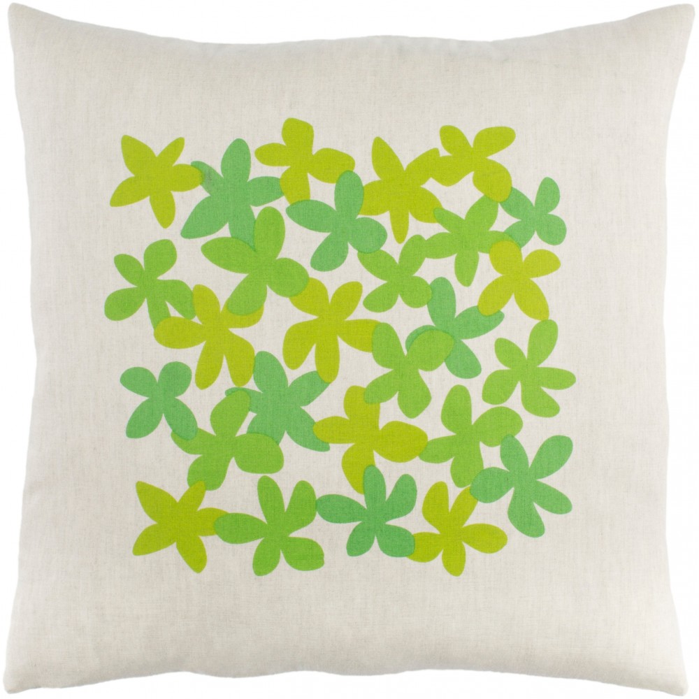 Surya Little Flower LE-003 18" x 18" Pillow Kit