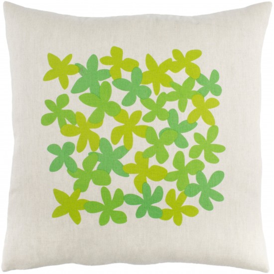 Surya Little Flower LE-003 20" x 20" Pillow Kit